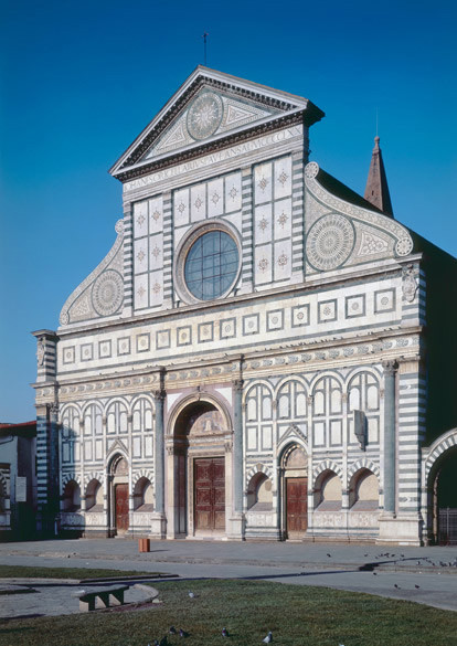Leon Battista Alberti, Santa Maria Novella: facciata, 1470, Firenze