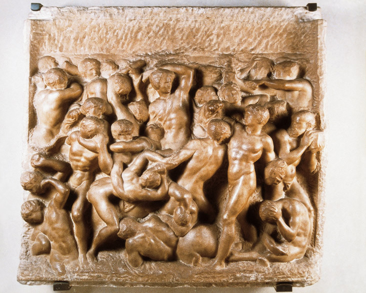 Michelangelo Buonarroti, La battaglia dei centauri, Marmo, 1492, Casa Buonarroti, Firenze