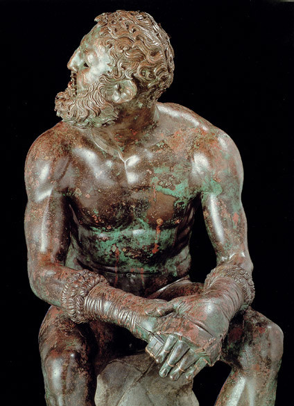Pugilatore, Bronzo, I sec. a.C., Museo Nazionale Romano (Roma)