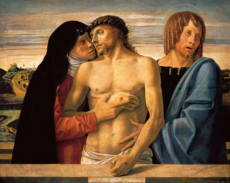 Giovanni Bellini, Pietà, Tempera su tavola, 1460 ca., Pinacoteca di Brera, Milano