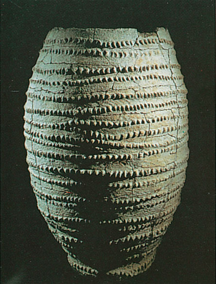 Orcio per cereali, Terracotta, IV millennio a.C., Israel Museum (Gerusalemme)
