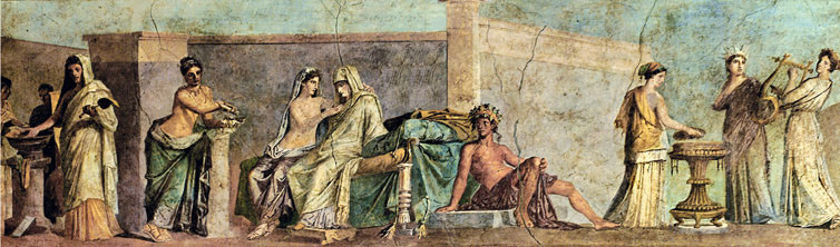 Nozze Aldobrandini, Pittura murale, I sec. a.C., Museo Archeologico Nazionale (Napoli)