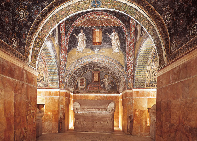 Mausoleo di Galla Placidia: interno, Mosaico, V sec. d.C., Mausoleo di Galla Placidia (Ravenna)