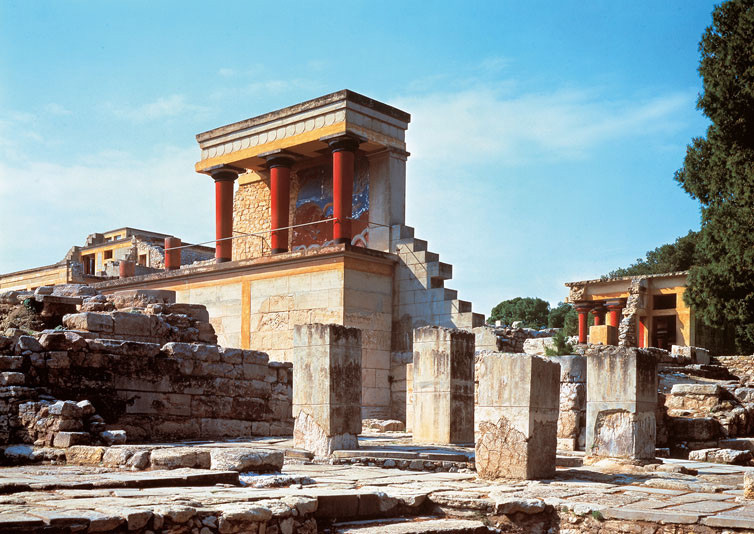 Palazzo di Cnosso: ingresso nord, 1700-1400 a.C., Creta