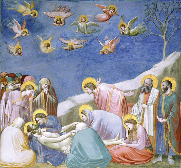 Giotto, Compianto su Cristo morto, Affresco, 1305, Cappella degli Scrovegni (Padova)
