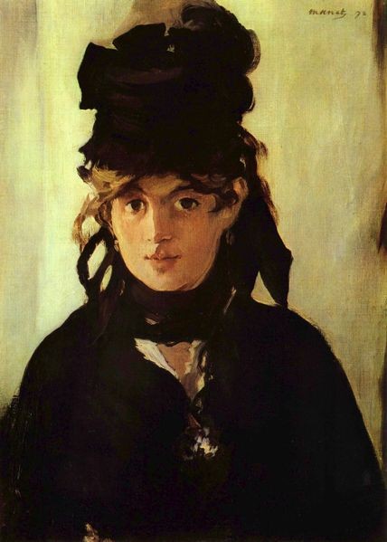 Edouard Manet, "Berthe Morisot", 1872