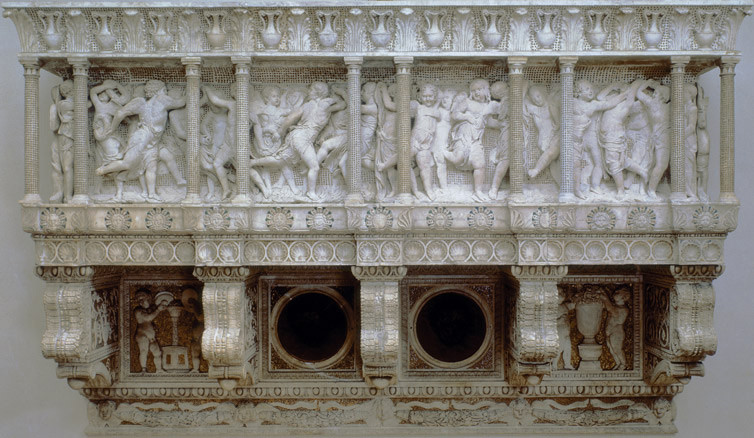 Donatello, Cantoria, Bassorilievo in marmo, 1433-39, Museo dell'Opera del Duomo, Firenze