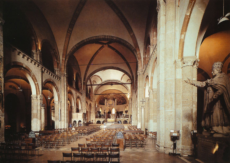 Basilica di Sant'Ambrogio: interno, XI-XII sec. d.C., Milano