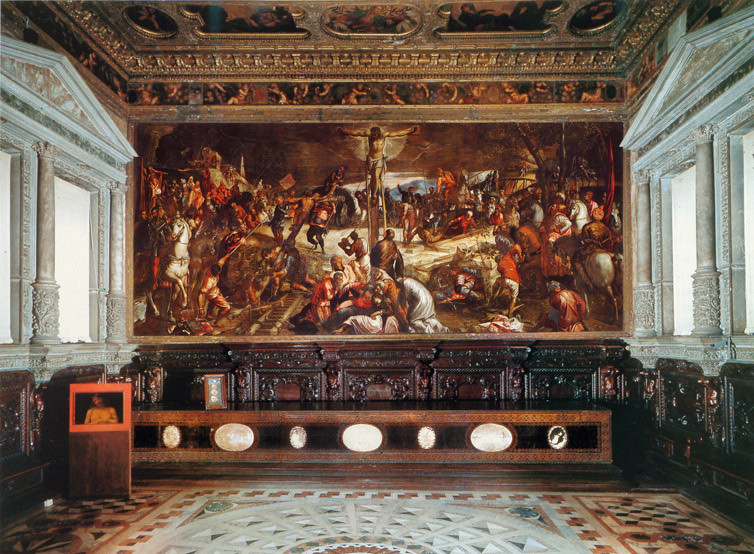 Jacopo Tintoretto, Crocifissione, Olio su tela, 1567, Scuola Grande di San Rocco, Venezia