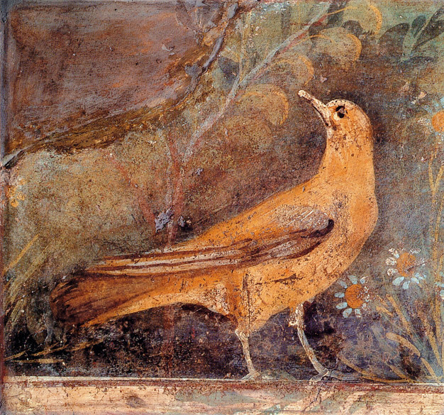 Uccello su cornice, I sec. d.C., Museo Archeologico Nazionale (Napoli)
