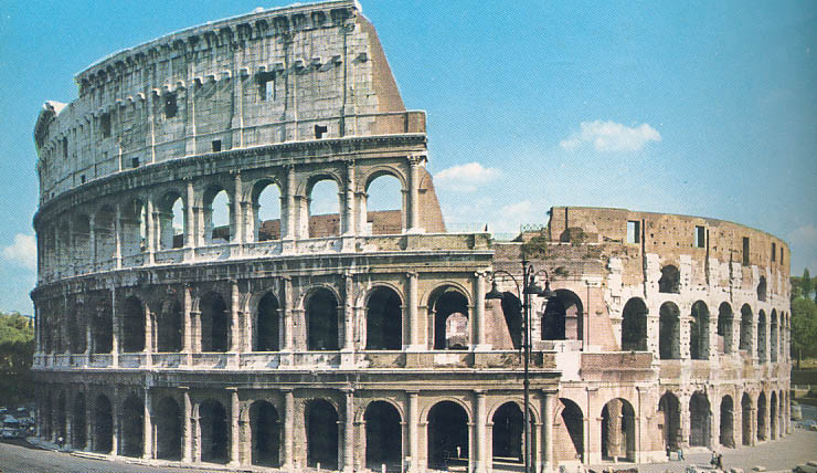 Colosseo (Anfiteatro Flavio), 80 d.C., Roma