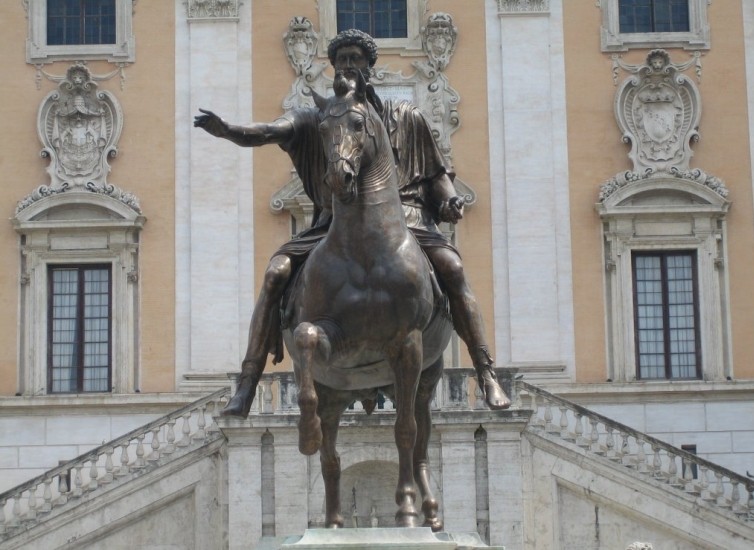 Marco Aurelio: monumento equestre, Piazza del Campidoglio (Roma)