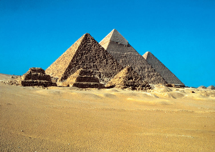 Piramidi di Gizah, Architettura in pietra, III millennio a.C., Gizah