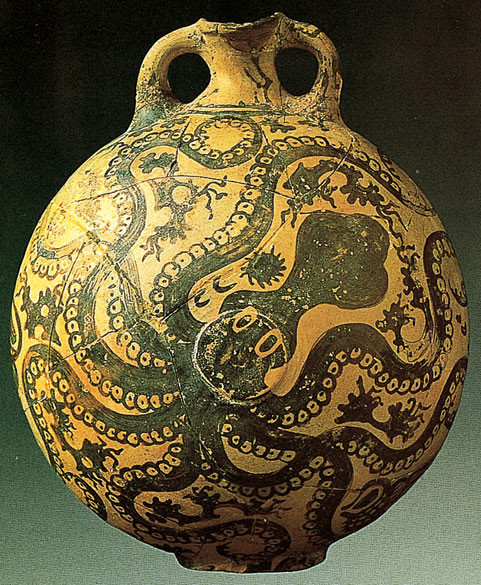 Vaso cretese, Ceramica, 1700-1400 a.C., Museo Archeologico (Heraklion)