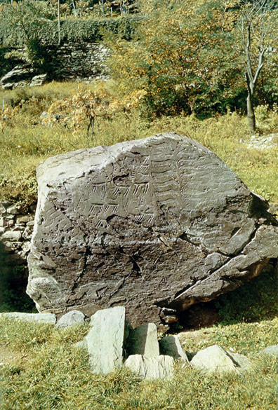 Masso di Cemmo n. 1, Incisione rupestre, 2000-1800 a.C., Parco delle incisioni rupestri (Capodiponte)