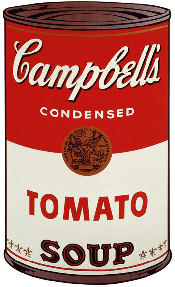 Andy Warhol, Campbell's Soup Can I, Serigrafia su tela, 1968, Neue Galerie, Aquisgrana