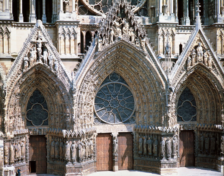 Cattedrale di Notre Dame: portali della facciata occidentale, Reims