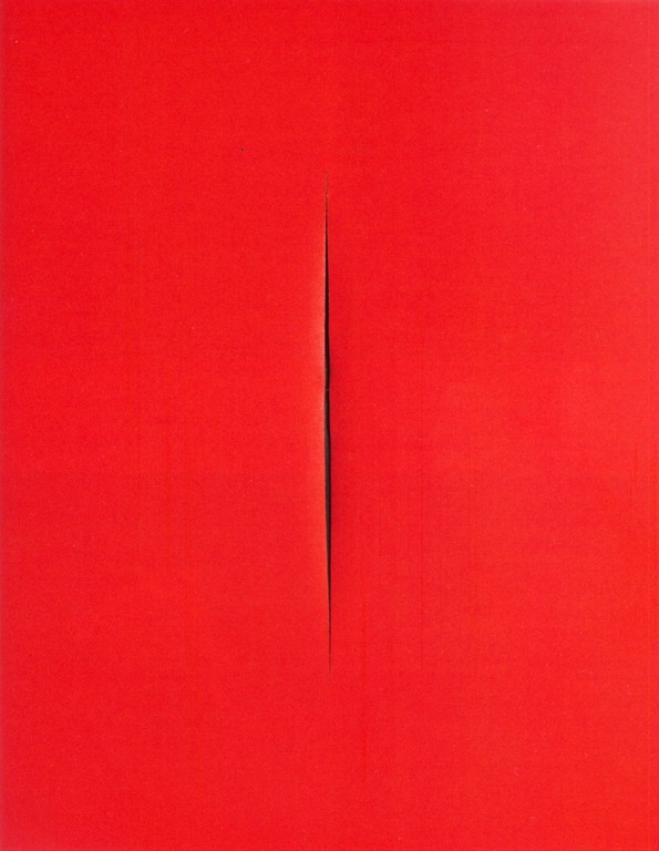 Lucio Fontana, "Concetto Spaziale, Attesa", 1967,