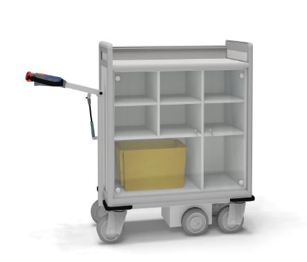 35 E-Mobil mit Plexitüren und Schloss
