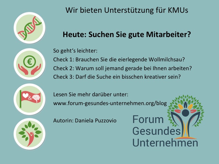 Suchen Sie gute Mitarbeiter?