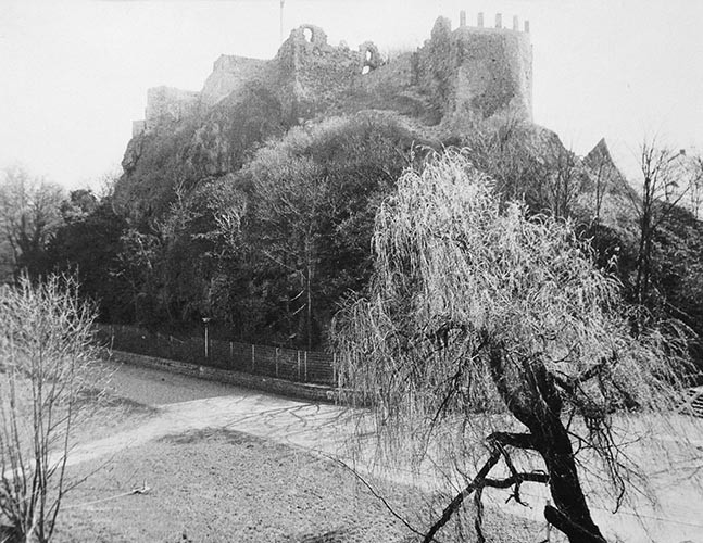 Burg Giebichenstein analoges Foto / Handabzug S/W | 1999 | Halle