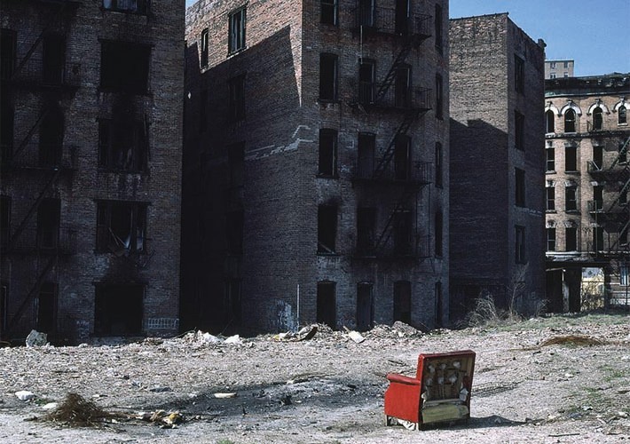 Burned out apartment buildings  in South Bronx | Pigmentdruck | 60x45 cm | 1983 | New York