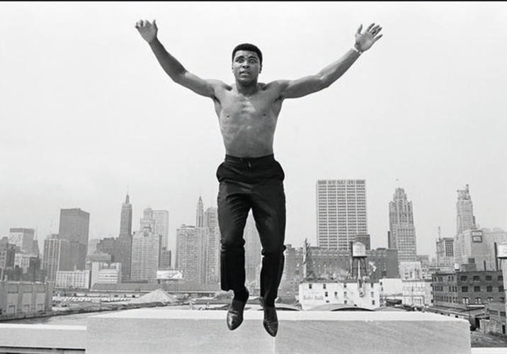 Ali jumping | Pigmentdruck | 110x156 cm | 1966 | Chicago