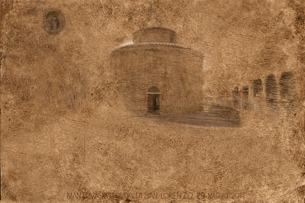 Story # 16 from series "Italien dust", author's technology, 50x33,4 cm, 2014 Italy