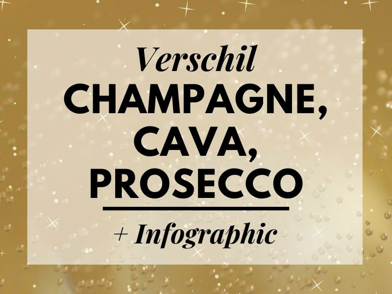 Champagne vs Cava vs Prosecco + Infographic