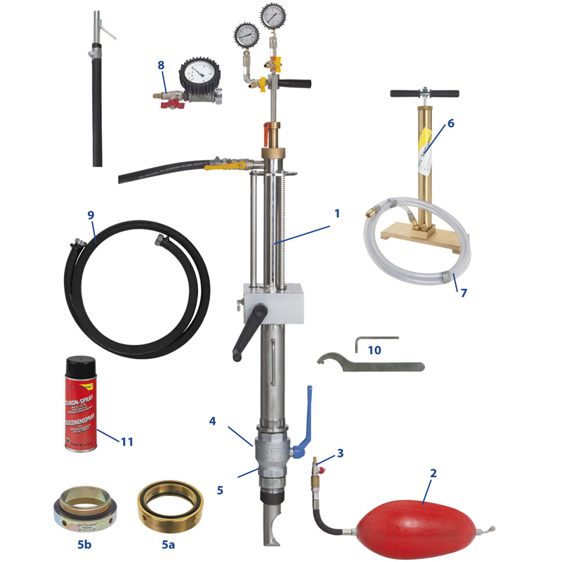 Blasensetzgerät DN 80 bis 4 bar