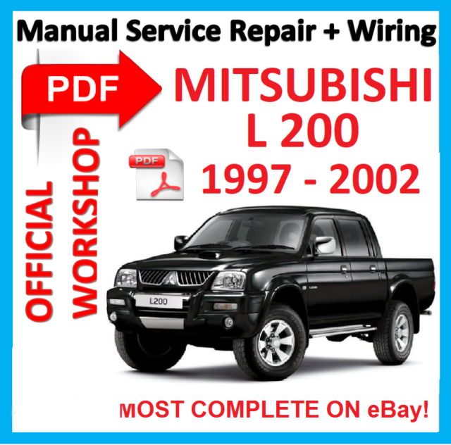 Mitsubishi L200 Service & Repair Manuals - Free Download Pdf