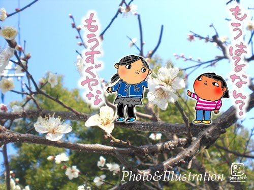『もう はるなん？』 “Did spring come over？”