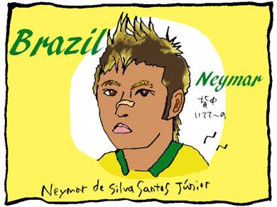 【Neymar da Silva Santos Júnior】 -a soccer player (2014 FIFA World Cup)