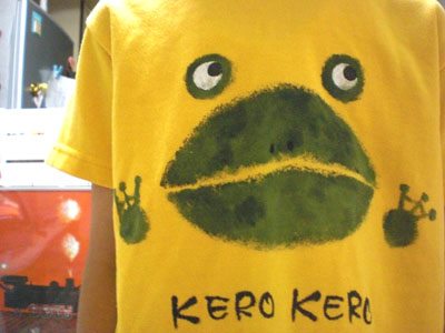 【 KERO KERO 】front -acrylic paints (2004)