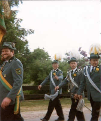 1992 v.l. Frank Borchert,Herrmann Stalbock,Dieter Stahlbock,Gerhard Puhst