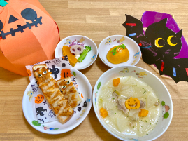 ハロウィンランチ