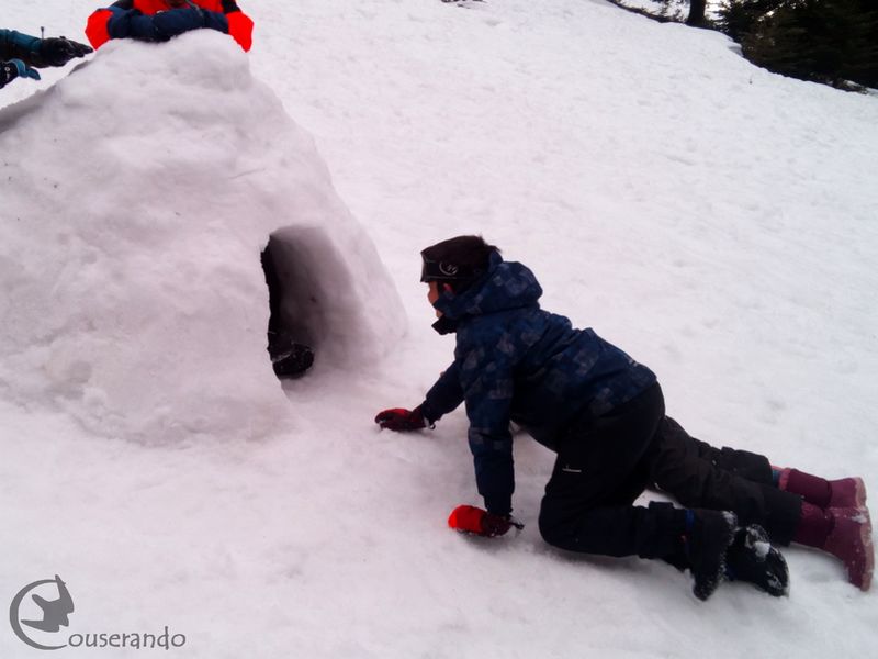 S'amuser dans la neige - Doriane GAUTIER, Couserando - Guzet Ariège Pyrénées