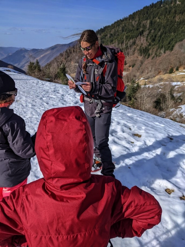 Activités neige pour les enfants - Doriane GAUTIER, Couserando - Guzet Ariège Pyrénées