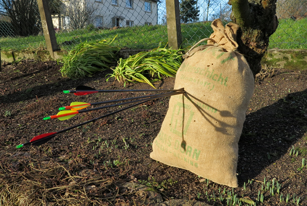 Preiswert und schnell gebaut: Ein Schießsack | Foto: © Martina Berg