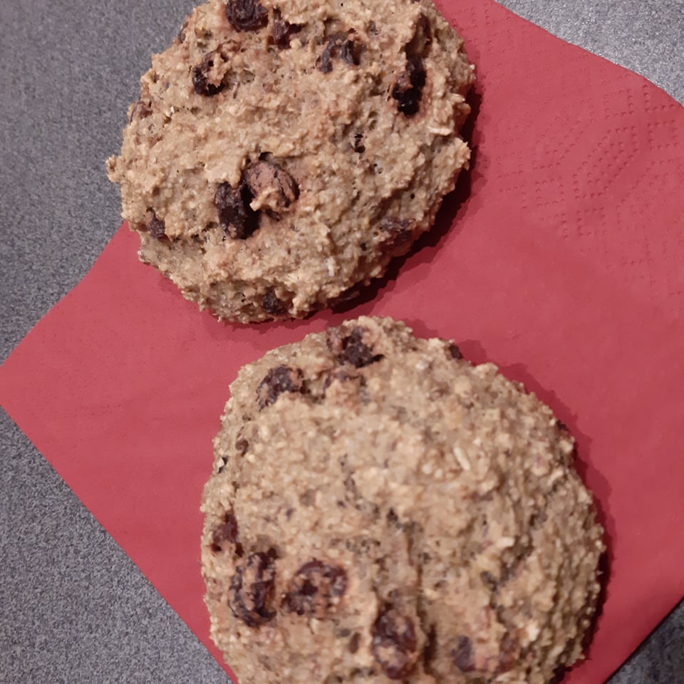 Basische Haferflocken-Erdmandelflocken-Brötchen