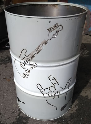 Feuertonnen ( 200 l ) - ST.Art Blechrost