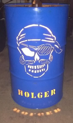 Feuertonnen ( 200 l ) - ST.Art Blechrost