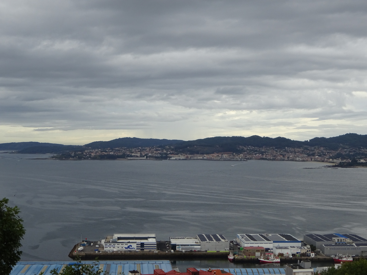 Miradoro vom Monte Castro auf die Ria von Vigo