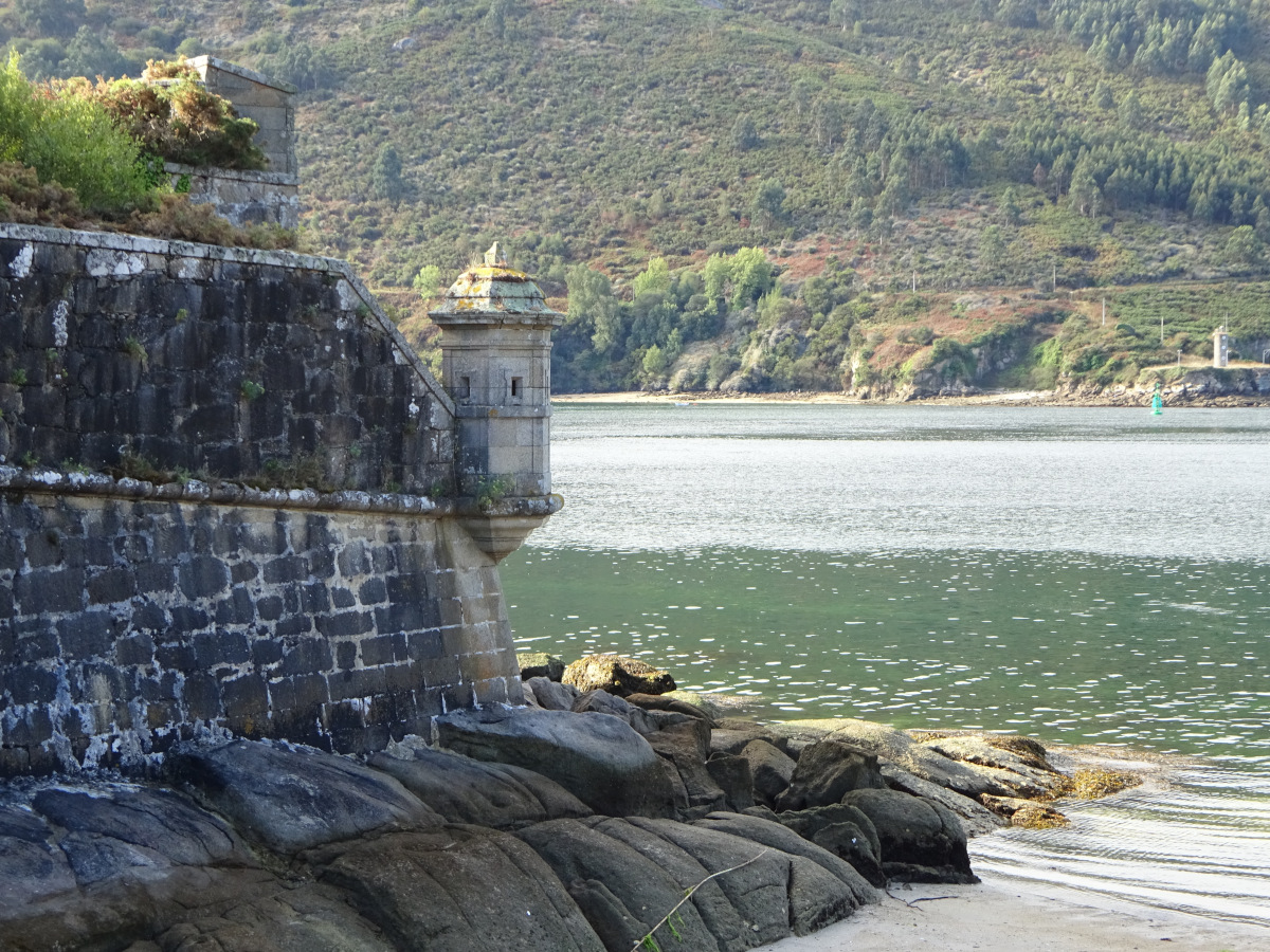 Festung San Filipe, die tatsächlich Ferrol vor den Engländern beschützt hat
