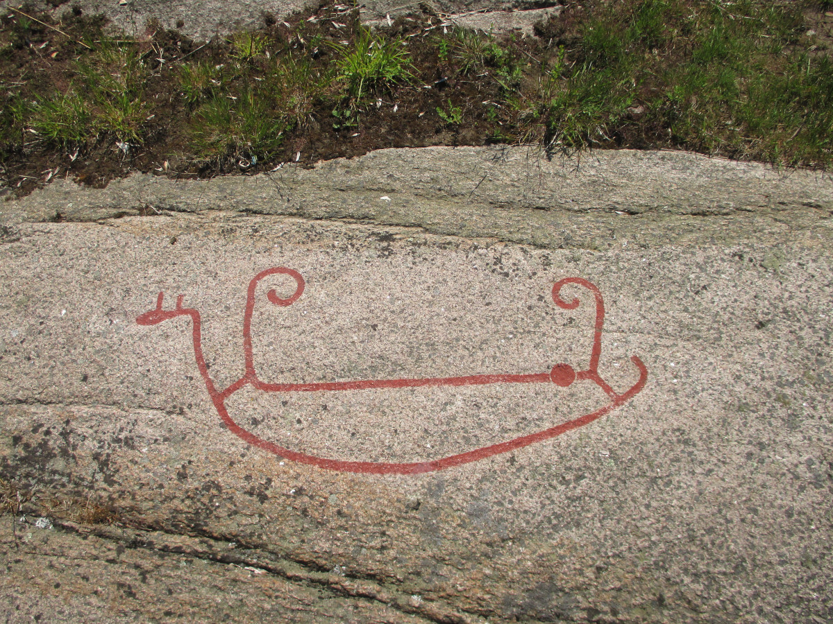 Madsebakke - steinzeitliche Felszeichnungen