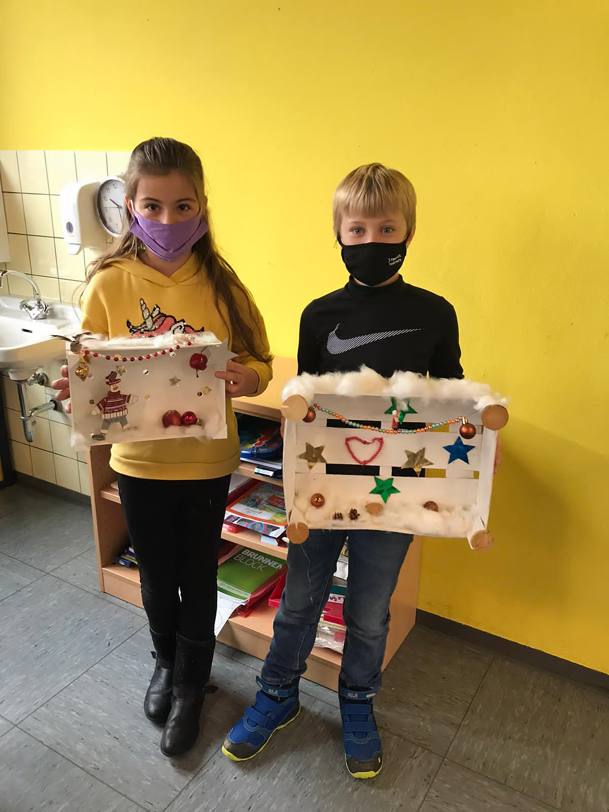 Weihnachtsbasteln der Klasse 4a - schaeferlandschules Webseite!