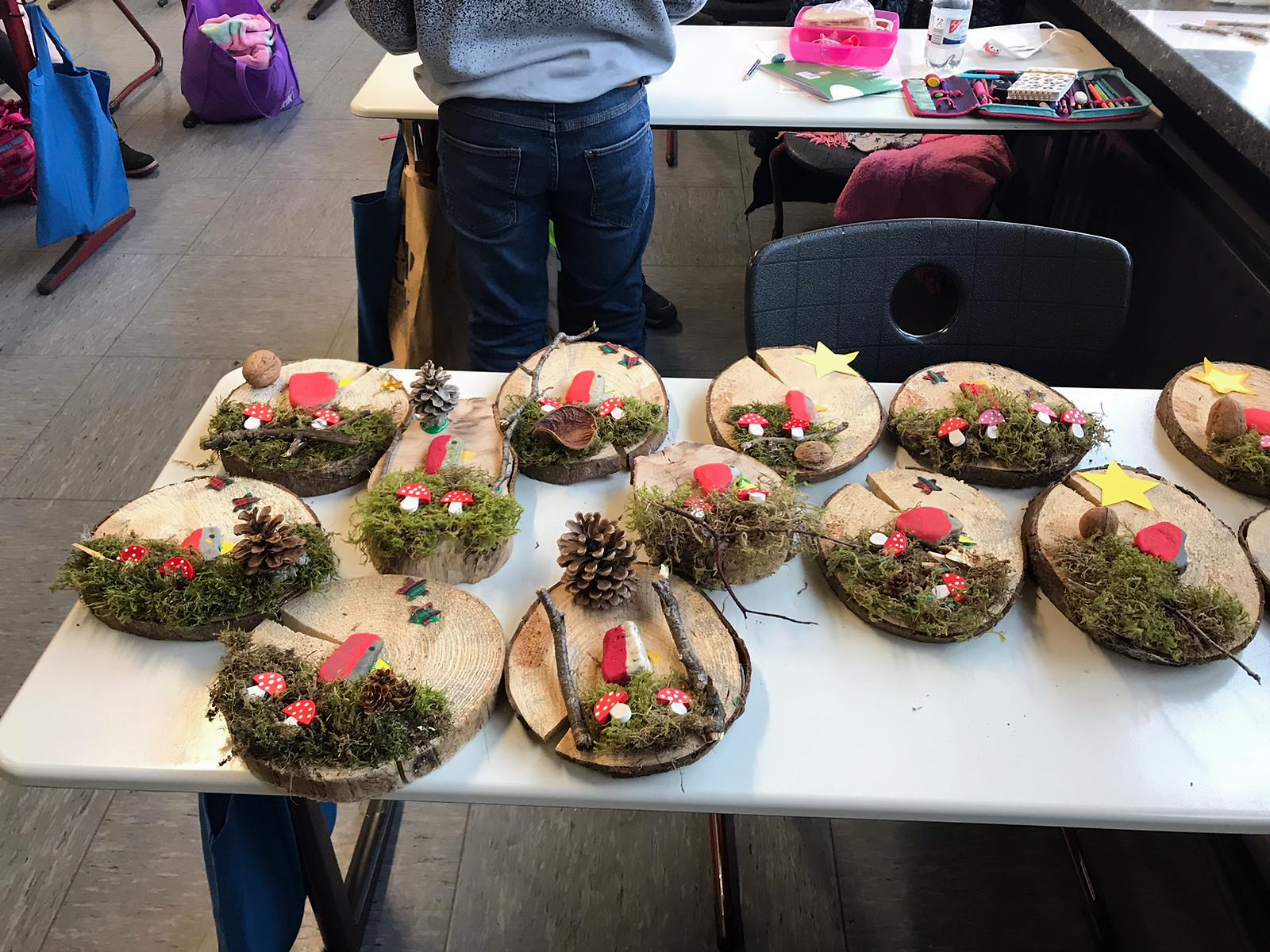 Weihnachtsbasteln der Klasse 4a schaeferlandschules Webseite!