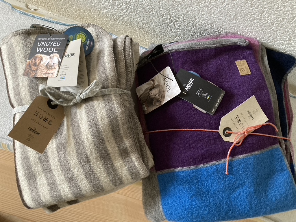 Schwedische Wolldecken von IVANHOE CHF 189.-