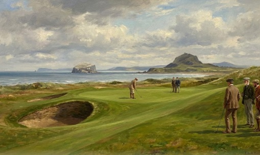 The North Berwick Golf Club 15th PAR3 "Redan" (レダン)
