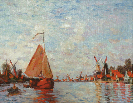 Claude Monet, BLICK AUF ZAANDAM